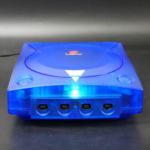 Consola SEGA Dreamcast VA1 carcasa azul translúcida, fuente de alimentación MOD NTSC-J - Imagen 4 de 19