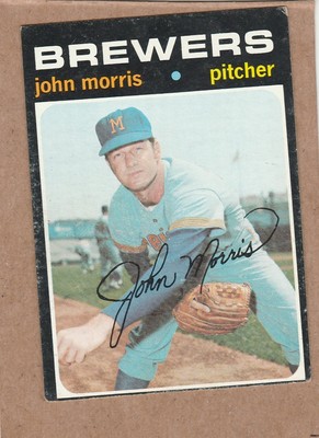 1971 Topps #721 John Morris   hi#
