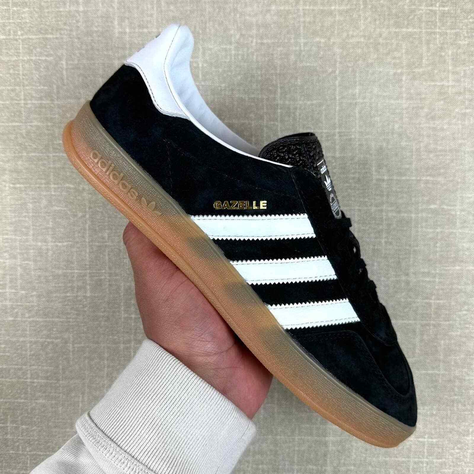 adidas gazelle indoor black