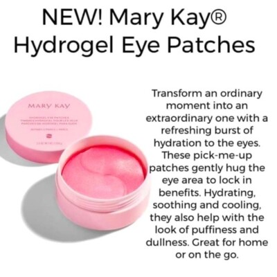 Mary Kay Hydrogel Eye Patches - 30 Pairs, Hydrates,Soothes, Depuffs! exp 12/24