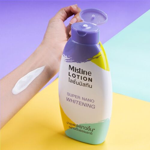 2X Mistine Super Nano Whitening Body Lotion Coenzyme-Q10 & Glutathione 250 ml. - Picture 3 of 9