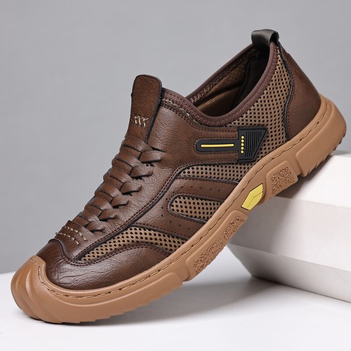 Mens Summer Breathable Sport Mesh Shoes 