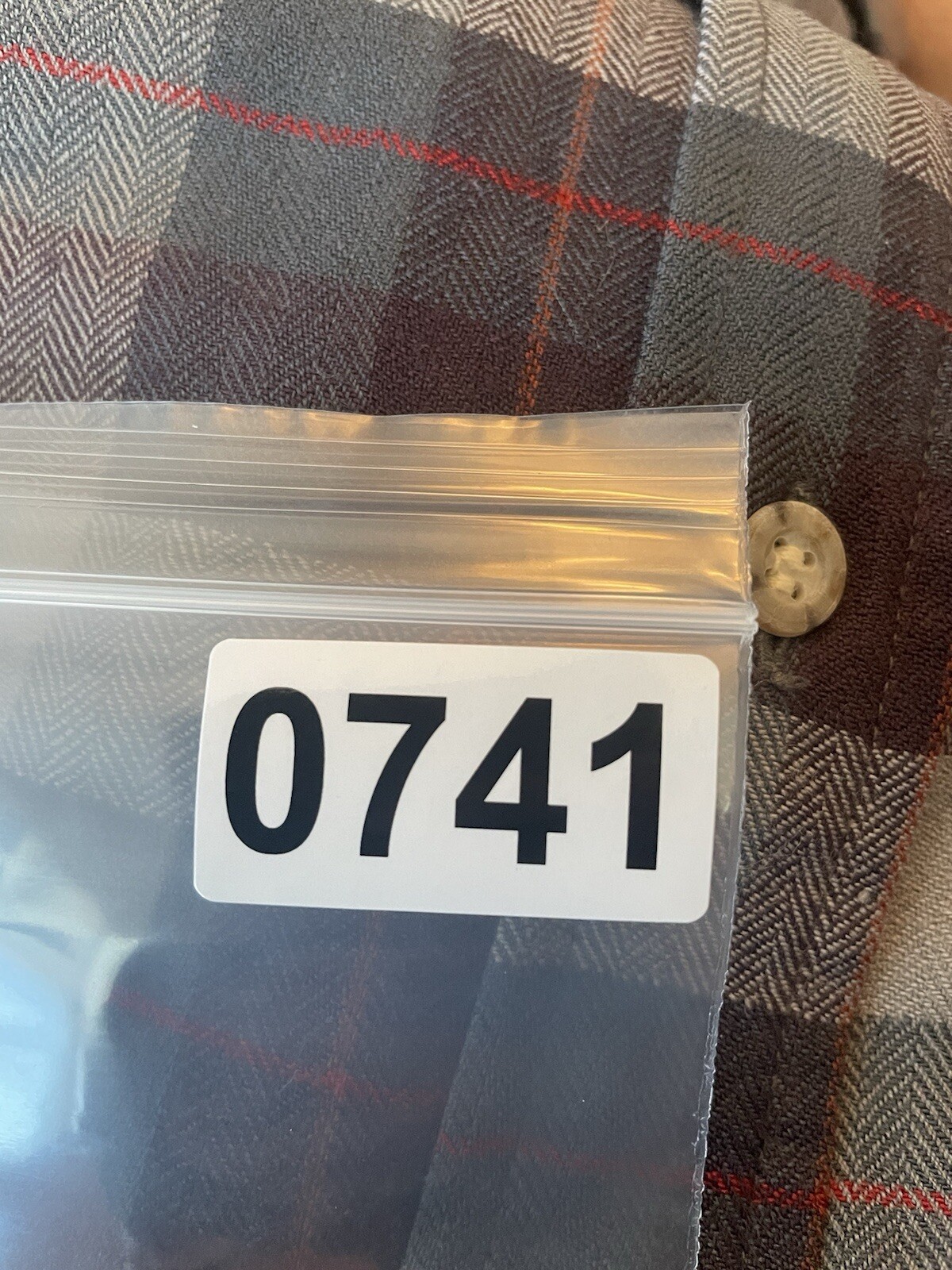 Pendleton Gray Purple Checked Lobo Wool Button Fr… - image 6