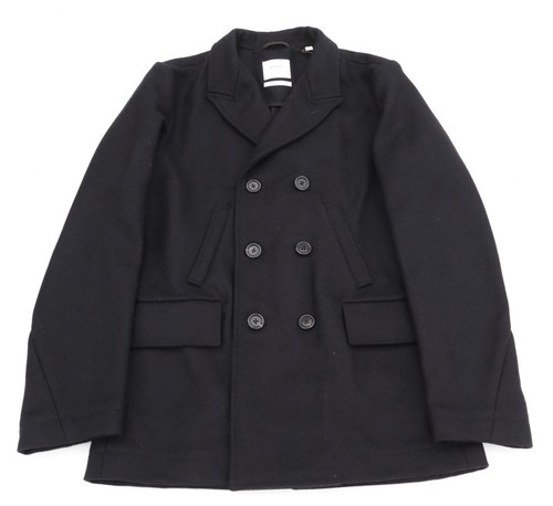 LKNEW Billy Reid Black Bond Peacoat as Worn by Daniel Craig in Skyfall Sz Small - Picture 2 of 11