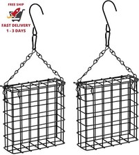 2 comederos para p jaros de sebo, jaulas de jard n para colgar en el exterior
