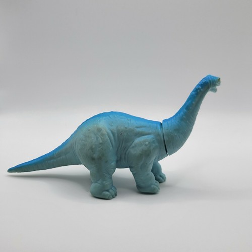 Playskool Definitely Dinosaurs 1988 Apatosaurus Blue Dinosaur Toy Figure - Picture 2 of 7