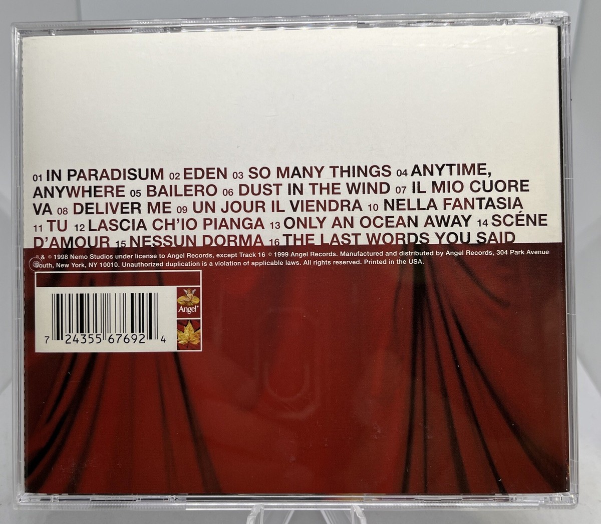 Sarah Brightman – Eden - CD Album Angel Records 1999 | eBay