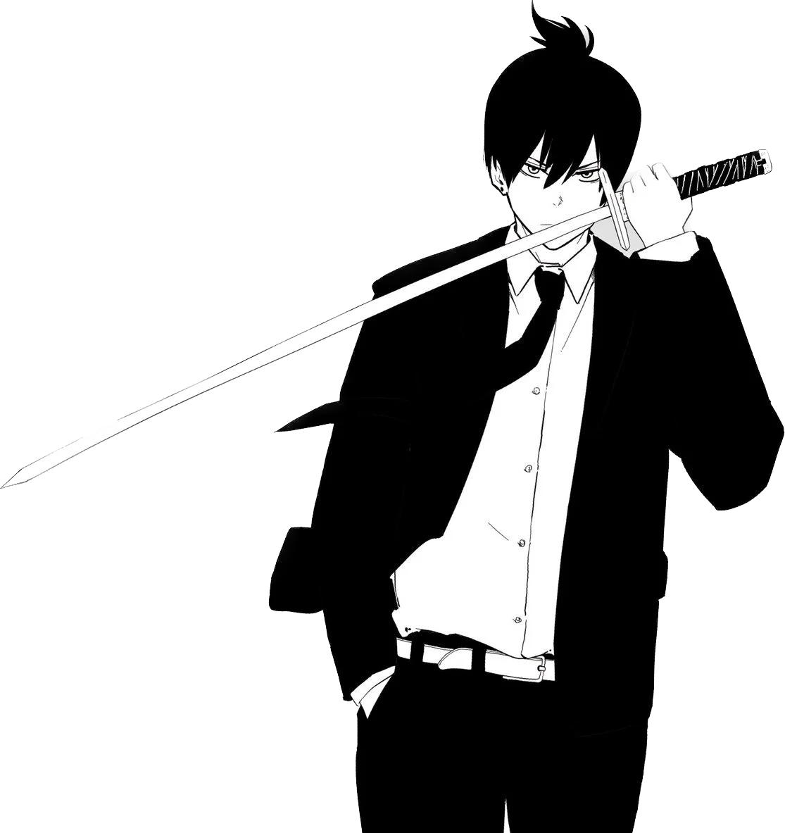 Aki Hayakawa Chainsaw Man 03 Weatherproof Anime Sticker 6