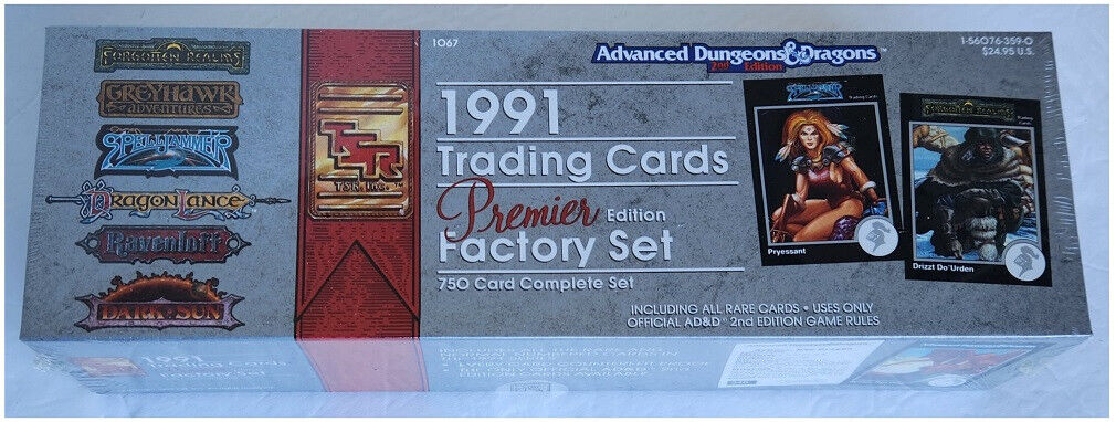 1991 TSR Advanced Dungeons Dragons Trading Cards Factory Set 1991 TSR Advanced Dungeons Dragons Trading Cards Factory Set