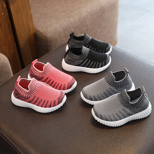Kinder Sneakers Jungen Mädchen Sportschuhe Lässige Slip-on Schulschuhe DE DE - Bild 1 von 7