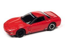 Johnny Lightning 164 Diecast Car 2001 Chevy Corvette Z06 Torch Red Mc30a