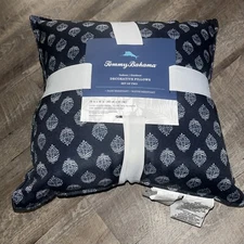 Tommy Bahama Decorative (2) Pillows Indoor Outdoor, 18"x18", Fade Resistant, New