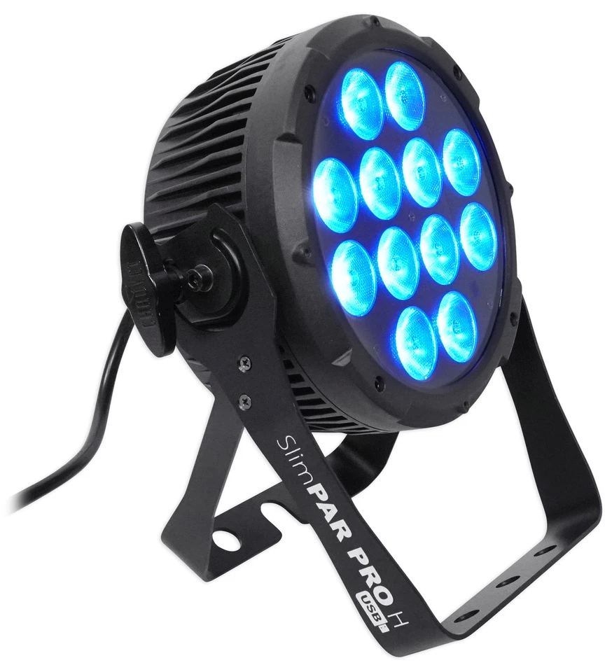 Chauvet DJ SlimPar Pro H USB D-Fi RGBAW+UV LED Wash Light+Cable+Clamp+Headphones - Image 3 of 4