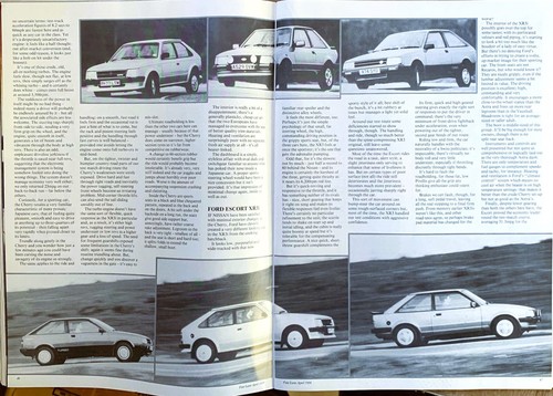 FAST LANE MAGAZINE APR-1984 - BMW M635 E24, Porsche 911, Escort XR3i, Astra GTE - Picture 5 of 8