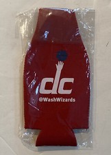 Washington Wizards NBA Bottle Koozie with Zipper, Verizon Sponsored