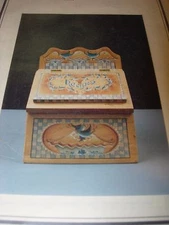 FOLK ART RECIPE BOX PATTERN TOLE PAINTING WOOD WOODEN PROJECT CRAFTS TOLEWARE