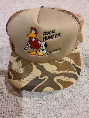 DUCK HUNTER Vintage Ducks Unlimited Hat New Mesh Snapback Truckers