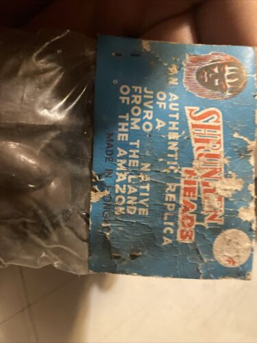 Juguete de plástico con cabeza de encogida de colección años 60 Hong Kong Dime Store Monster nuevo - Imagen 7 de 7