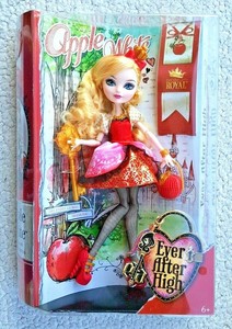 ever after high apple white muñeca