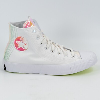 Converse UNT1TL3D Hi-Vis White Men Size 8 Canvas High Top Sneaker Shoes 170605C Converse UNT1TL3D Hi-Vis White Men Size 8 Canvas High Top  main image 2