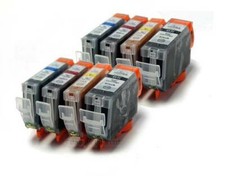 BCI-3BK + BCI-6 C/M/Y - 8 Compatible Printer Ink Cartridges BCI3 BCI6