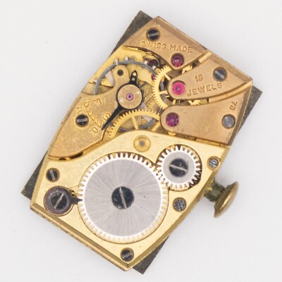 Vintage Everite Caliber 73 15-Jewel Wristwatch Movement, Runs a Bit