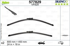 Image of Valeo 577829 Silencio VF829 Front Wiper Blade Set Spoiler 600mm 450mm 24" 18"