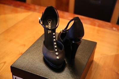 Women's Chanel Black Heels - Authentic - Size EU 39 / US 8 | eBay