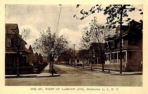 LONG ISLAND NY VIEW OF 6TH STREET WEST OF LAMONT AVE - 第 1/2 張圖片