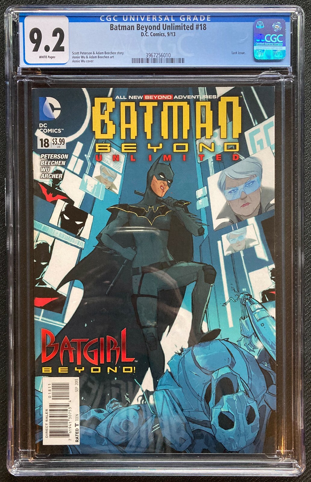 Batman Beyond Unlimited #18 CGC 9.2 (DC 2013). 1st Appearance Batgirl  Beyond | eBay