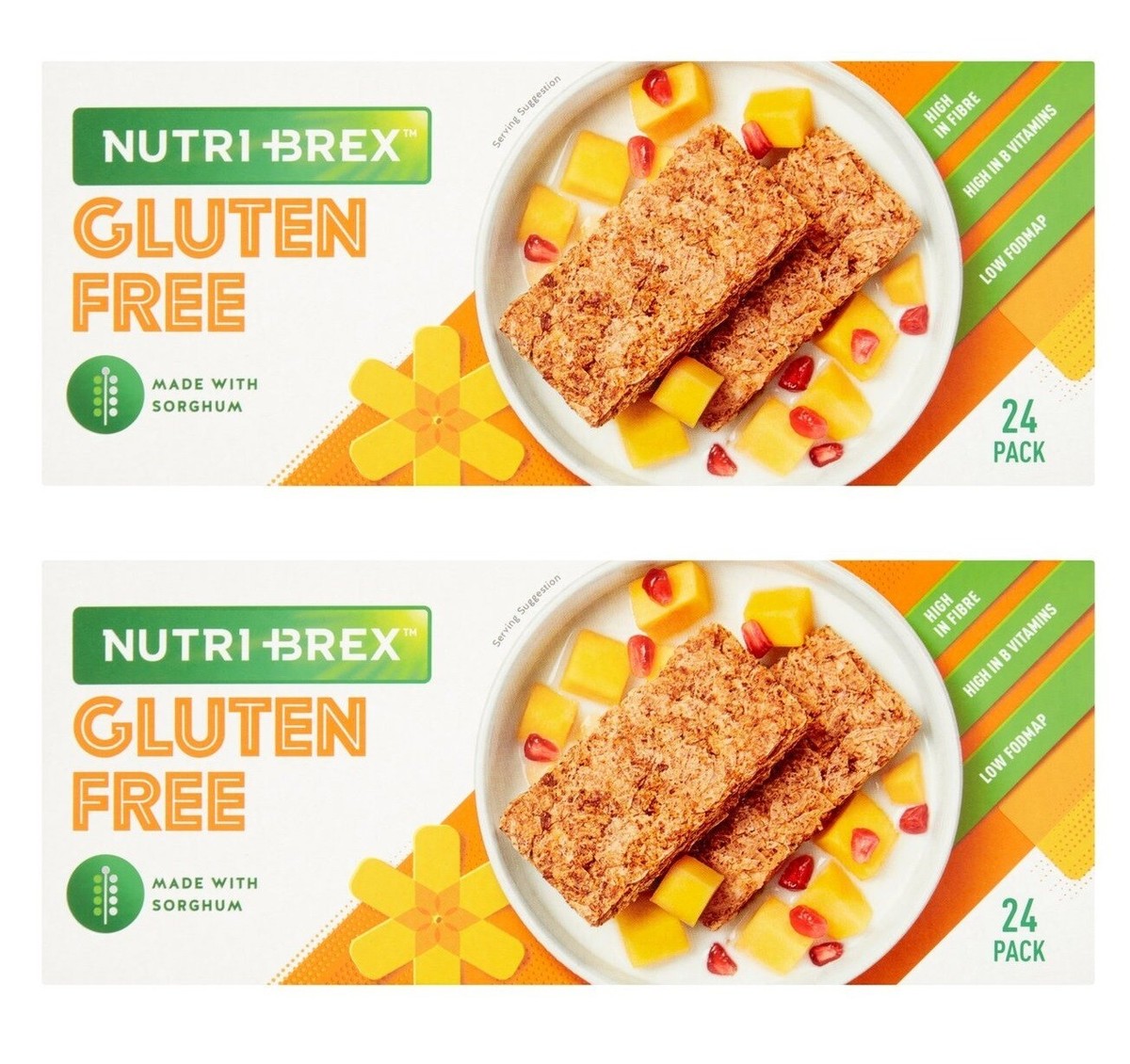 Nutri-Brex Gluten Free Cereal 24 PACK 375g PACK OF 2 | eBay
