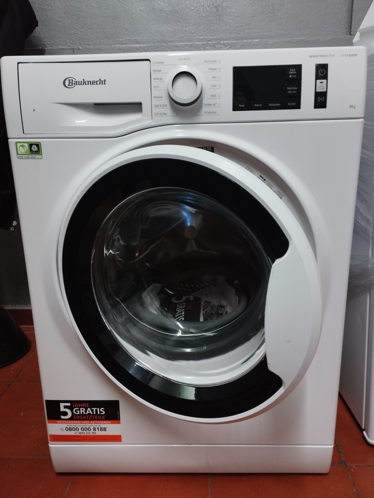 Lavatrice carica frontale Bauknecht 8kg seconda scelta