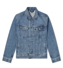 NEW WITH TAG APC US JEAN JACKET INDIGO XL