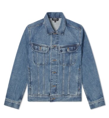 A.P.C DENIM JACKET 1ST Lサイズ A.P.C. (アーペーセー) VESTE JEAN 1st / デニムジャケット