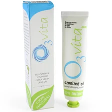 O3 Vita 1.2oz Ozonated Extra Virgin Olive Oil Lotion for Damaged or Dry Skin