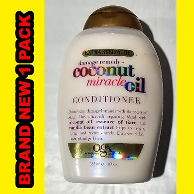 OGX Extra Strength Damage Remedy + Coconut Miracle Oil Conditioner 13 fl oz NEW