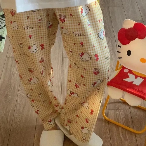 KT Cinnamoroll Kuromi My Melody Pochacco Women Pajama Pant Home Trousers - Picture 13 of 30