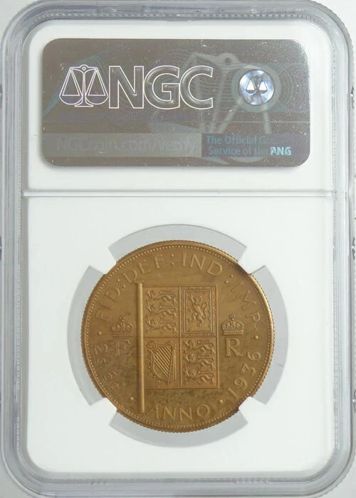 UK Edward VIII 1936 FANTASY Brass coin 2012 NGC PF66 - Image 2 of 2