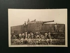 Antique CAMP DE MAILLY Animated Postcard - Navy Canon 194mm6