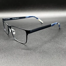 Esquire 8250 Titanium Eyeglasses Frame Blue Flex 57-18-150 Used