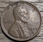 1927 Lincoln Wheat Cent - AU