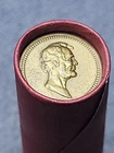 Au Lincoln Bronze Medal &Army/Navy CWT Ends Of Lincoln Wheat Cent Roll