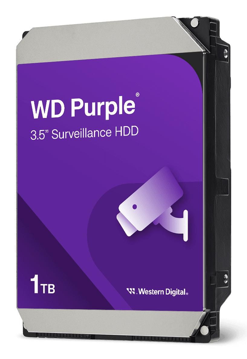 Western Digital WD11PURZ Internal Hard Drive – 1TB 3.5"" SATA 6Gb/s 64MB 5400RPM
