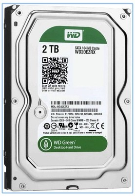 WD WD20EZRX - 2TB SATA/64MB Cache DHD
