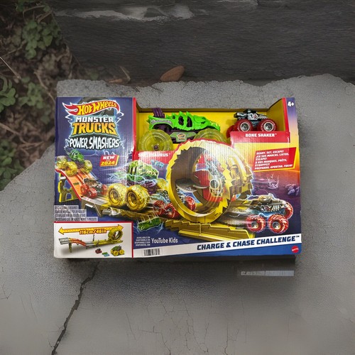 Hot Wheels Power Smashers Charge and Chase Challenge Play Set Car Track NEW!! - Picture 1 of 1