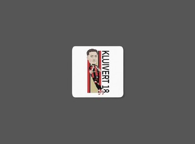 Bournemouth Cartoonist Justin Kluivert Fan Kunst hergestellt MDF Untersetzer
