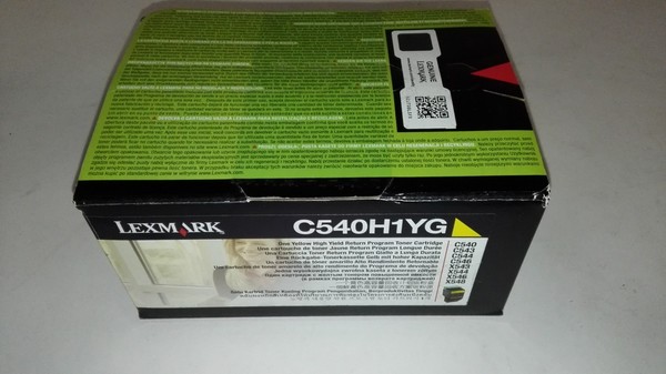 Lexmark C540H1YG Tonerkartusche Gelb 2.000 Seiten FüR Lexmark C540/C543/C544-image