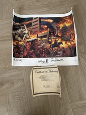 The Siege of Minas Tirith Poster, Lord of the Rings, Brothers Hildebrandt 
