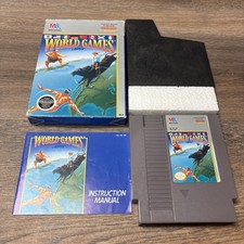 Nintendo NES Game World Games CIB Complete In Box 