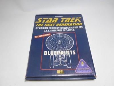 Star Trek TNG Blueprints Enterprise NCC-1701-D Konstruktionszeichnungen Pläne